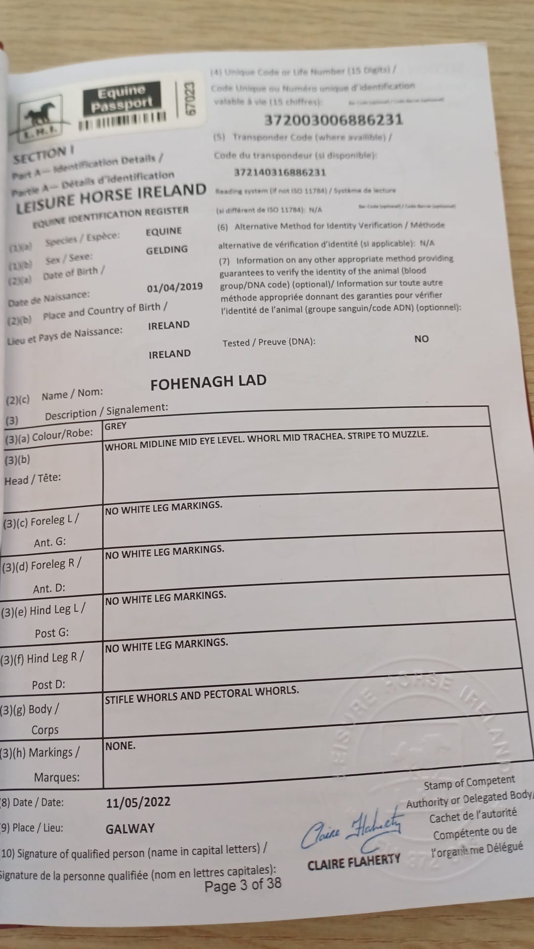 Fohenagh Lad